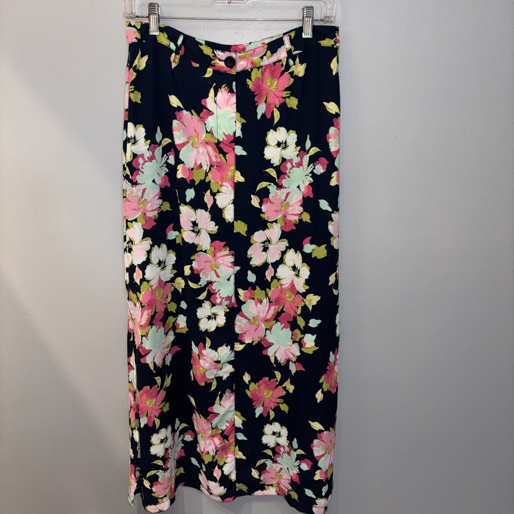 Kut From The Kloth Mindy Spring Floral Maxi Skirt Vacation Resortwear Size 6P‎